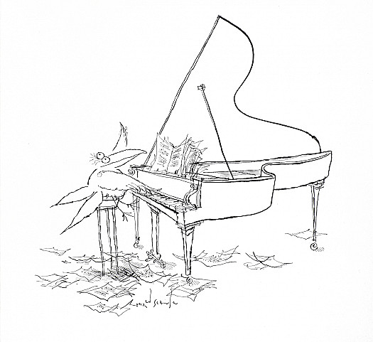 Bird at Piano