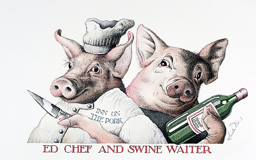Ed Chef and Swine Waiter