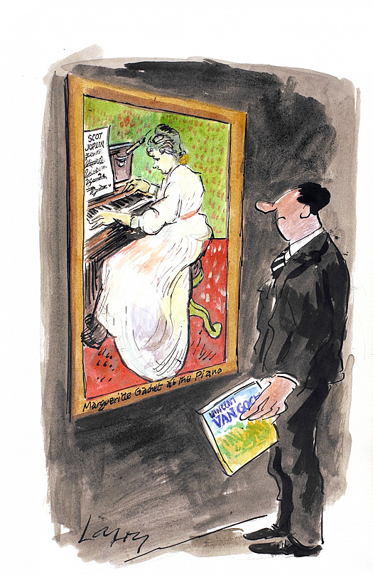Margueritte Gachet At the Piano