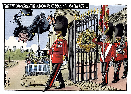 They're Changing the Old Guard at Buckingham Palace...