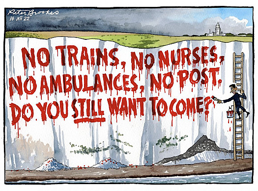No trains, no nurses, no ambulances, no post. Do you still want to come?