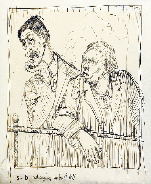 Lytton Strachey and Clive BellS &amp; B Criticising Works of Art