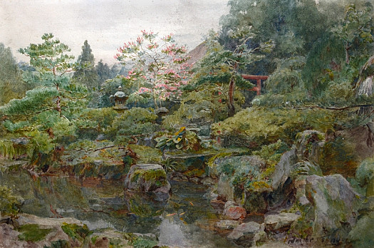 A Rock and Water Garden , Hakone