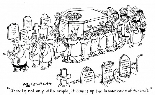 Obesity Not only Kills People, It Bumps Up the Labour Costs of Funerals