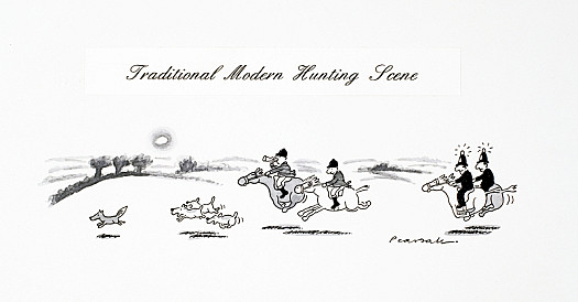 Traditional Modern Hunting Scene