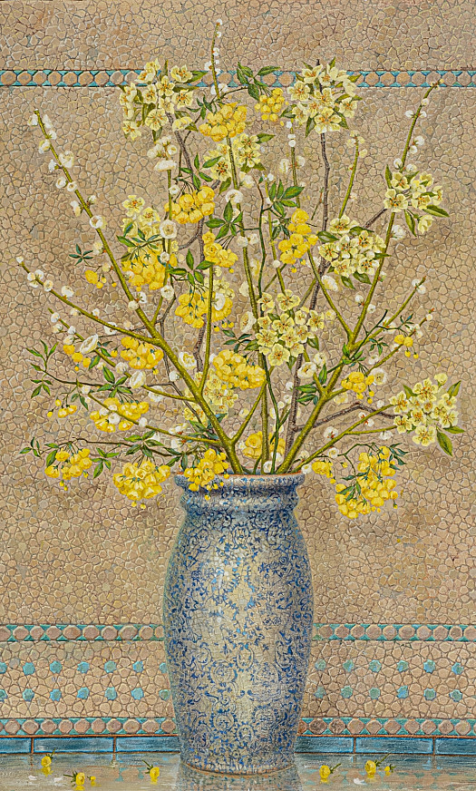 Rambling Rose and Plum Blossom from Shiraz