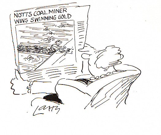 Notts Coal Miner Wins Swimming Gold