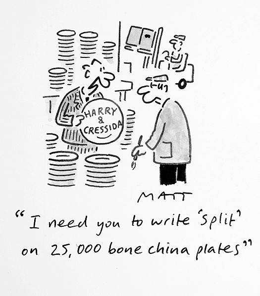 I Need You to Write 'Split' On 25,000 Bone China Plates