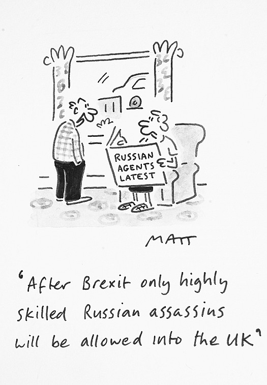 After Brexit only Highly Skilled Russian Assassins Will Be Allowed Into the Uk