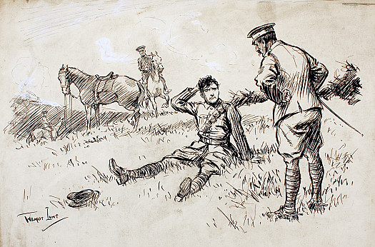 Cavalry Instructor &ndash;&nbsp;from Where Did You Receive Instructions to Dismount Sir?
Raw Recruit &ndash;&nbsp;from Hindquarters Sir