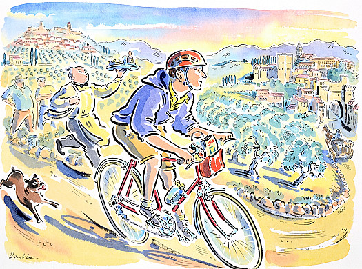 Cycle Ride In Spain