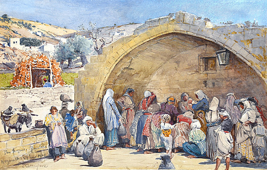 The Fountain of the Virgin at Nazareth
