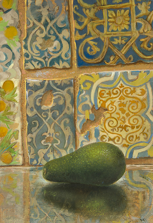 Avocado Pear and Tiles from Cappella Baglioni
