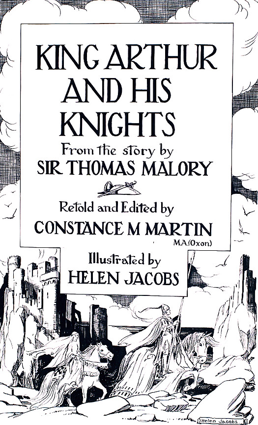 King Arthur and His Knights Title Page