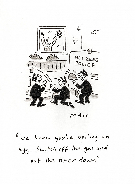 We know you're boiling an egg. Switch off the gas and put down the timer