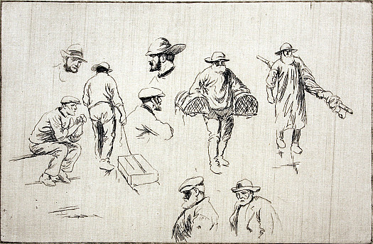 Studies of Fishermen, C1913
