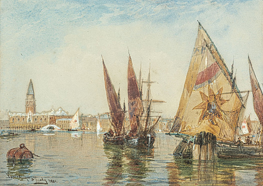 Ships in the Venice Lagoon