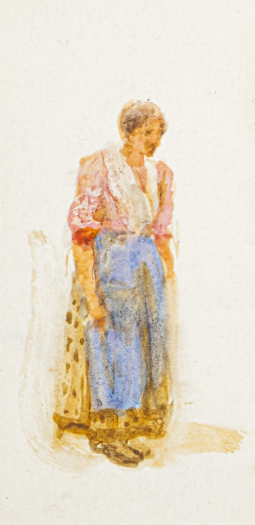 Woman in apron