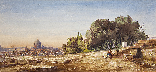 St Peters, Rome, from the Pincio