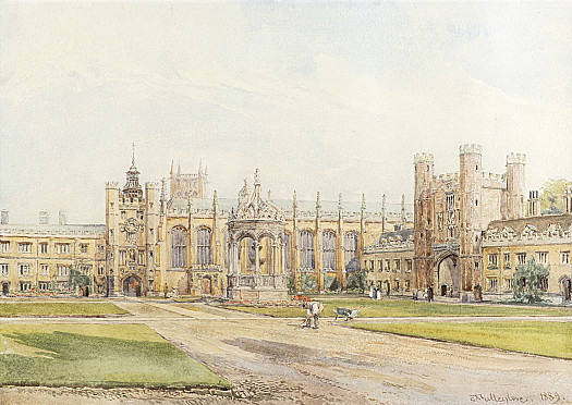 Great Court, Trinity College, 1889