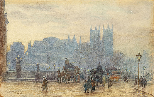 Westminster Abbey from Westminster Bridge