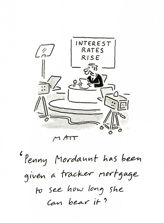 Penny Mordaunt has been given a tracker mortgage to see how long she can bear it