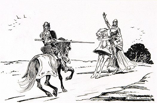 Two Knights On Horseback