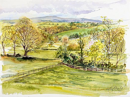 View from Nethercott, April