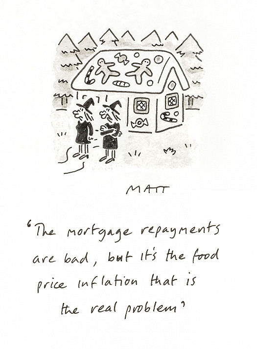 The mortgage repayments are bad, but it's the food price inflation that is the real problem