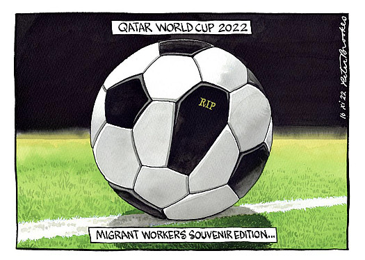 Qatar World Cut 2022Migrant Workers Souvenir Edition