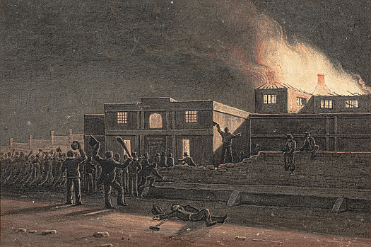 Burning of New Jail - Bristol - the Riots
