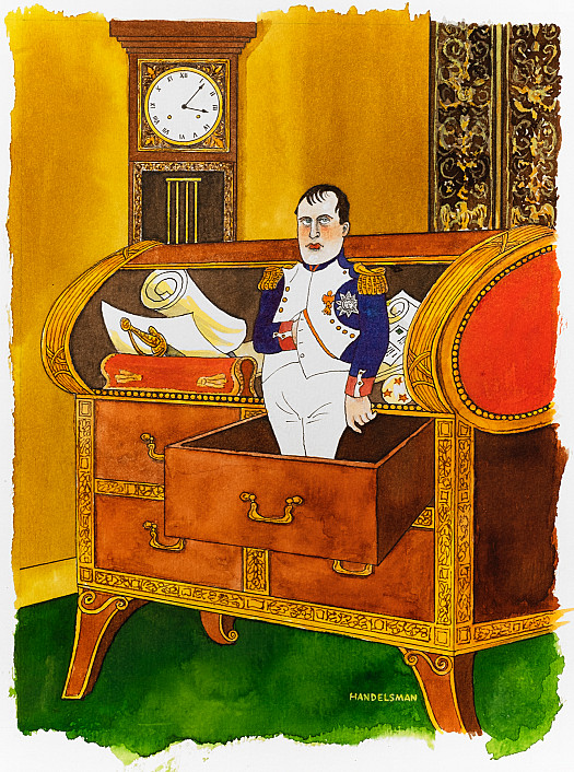 Napoleon dans Son Bureau Apr&egrave;s Jacques-Louis David