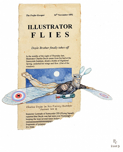 Illustrator Flies
Doyle Brother Finally Takes Off