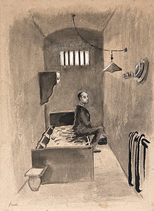 Peter Back, a Condemned War Criminal At Rheinbeck Prison, 1945