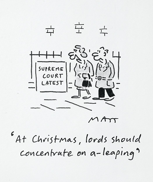 At Christmas, Lords Should Concentrate On A-Leaping