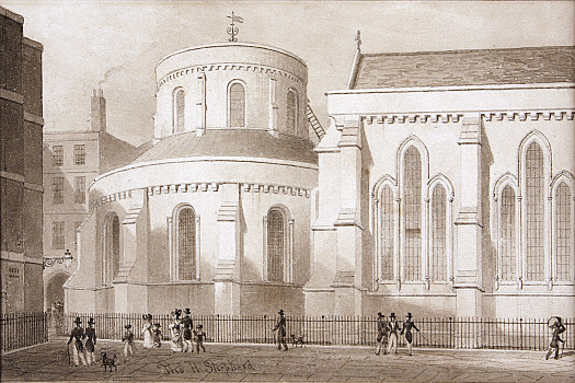 The Temple Church, as Restored