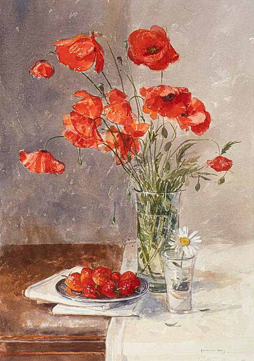 Poppies and Strawberries