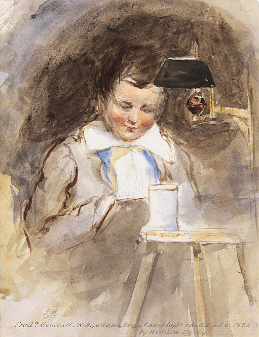 Fredk Goodall: Ra, When a Boy: Lamplight Sketch: [C 1836]