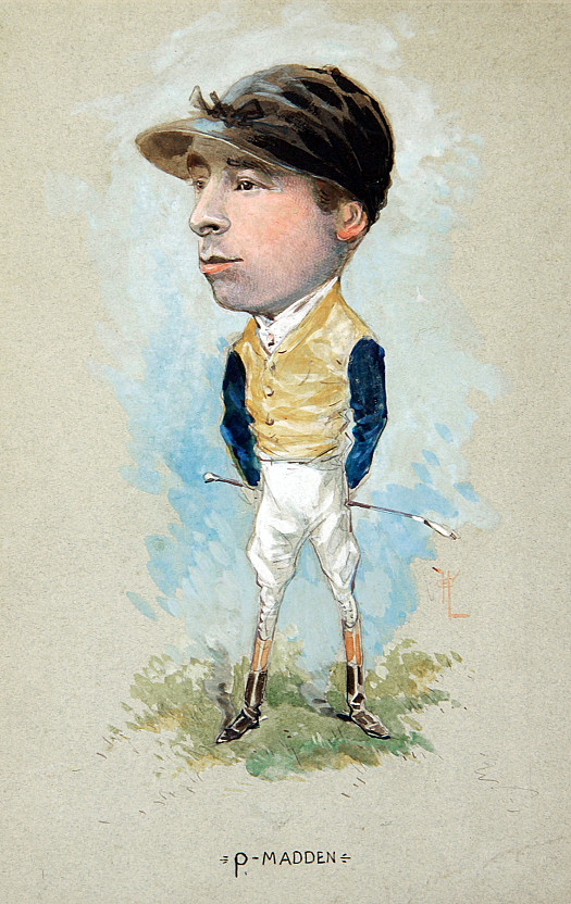 Caricature of P Madden