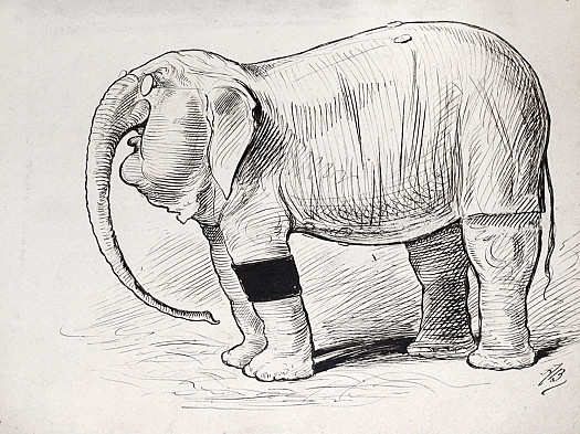 Harcourt as an Elephant