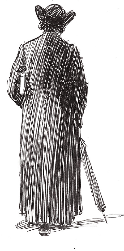Figure In a Long Coat