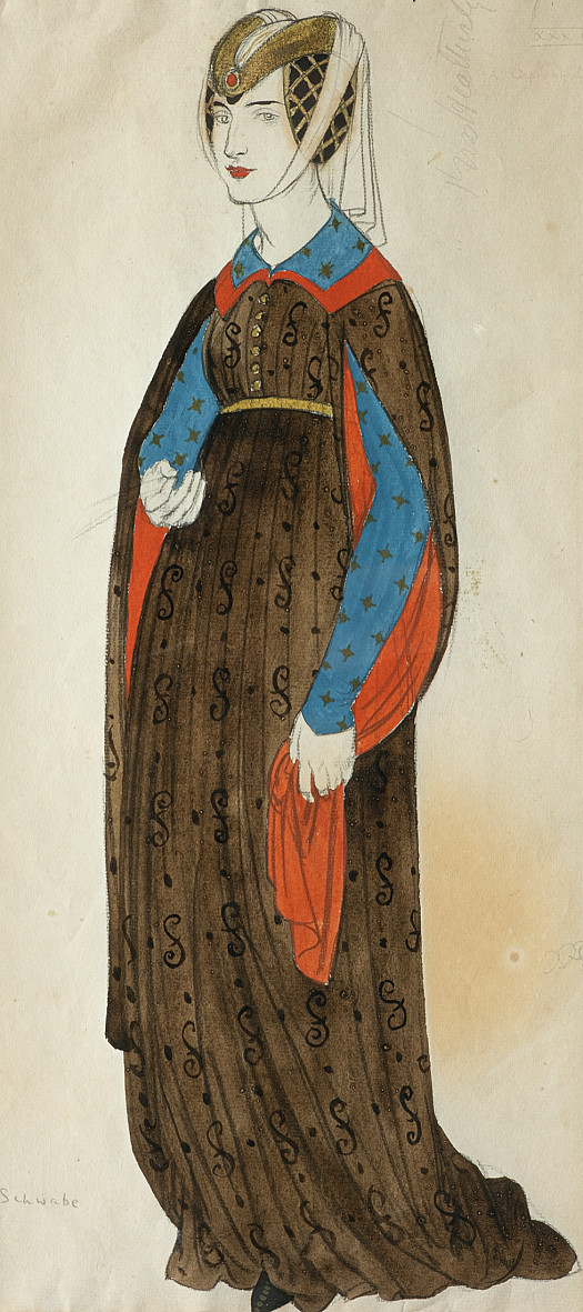 Lady in Tudor Costume