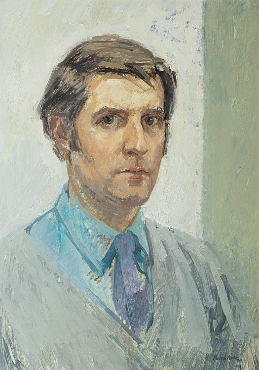 Self Portrait in Mauve Tie