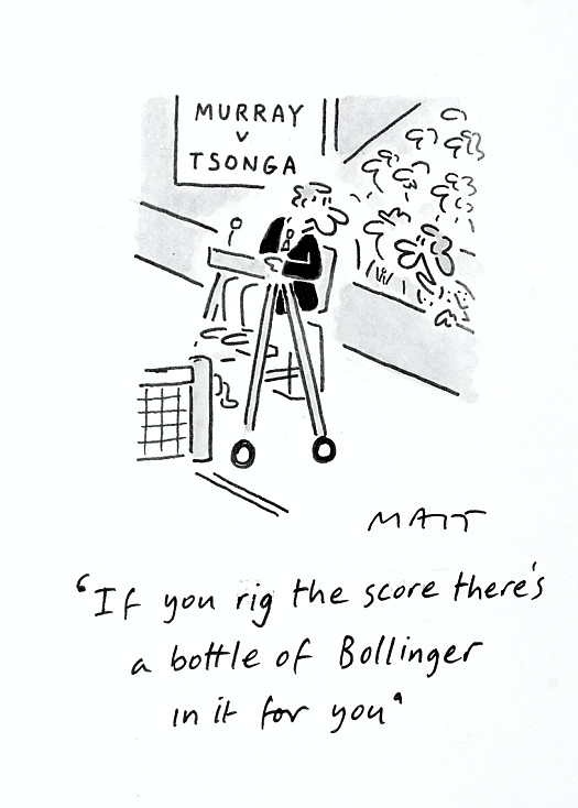 If you rig the score there's a bottle of Bollinger in it for you