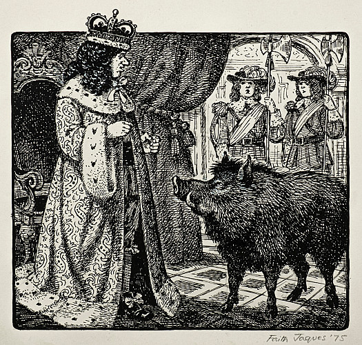 'An enormous pig... walked into the palace... up to the king...'The Enchated Pig