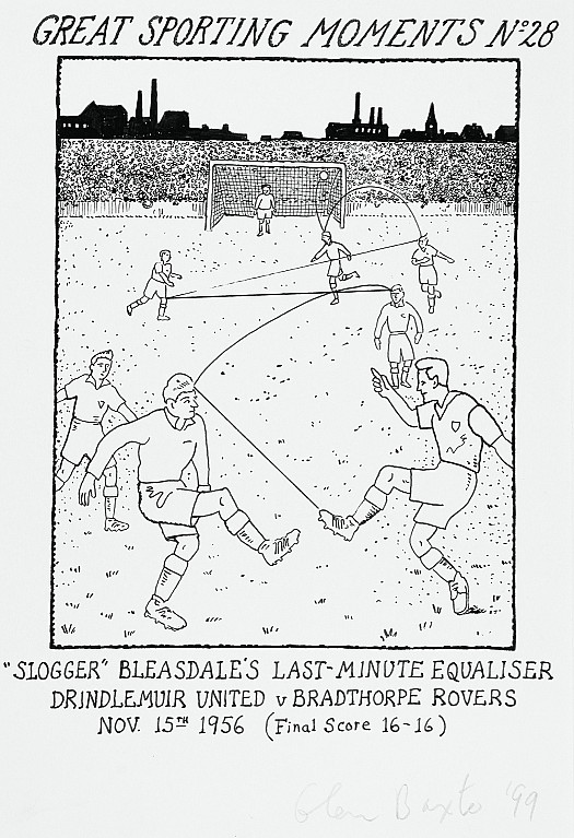 Great Sporting Moments No. 28&quot;Slogger&quot; Bleasdale's Last-Minute Equaliser Drindlemuir United V Bradthorpe RoversNov. 15th 1956 (Final Score 16 -16)