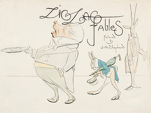 Title Page to Zig Zag Fables
