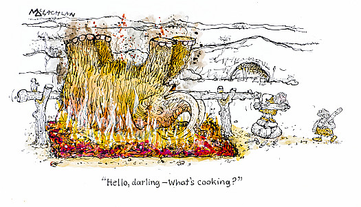 Hello, darling &ndash; what's cooking?