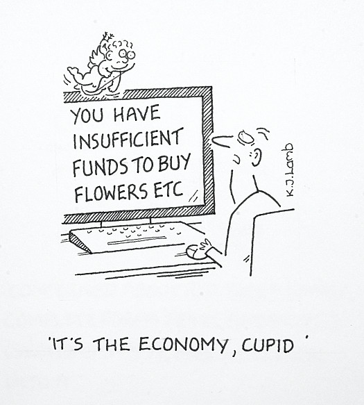 It's the economy, Cupid