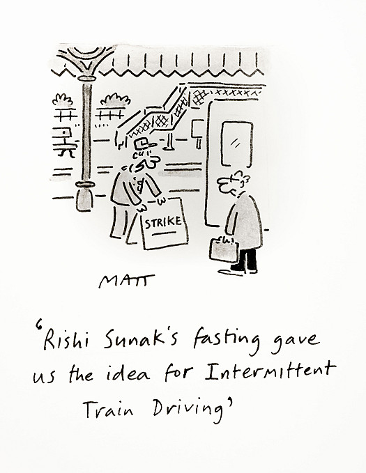 Rishi Sunak's fasting gave us the idea for Intermittent Train Driving